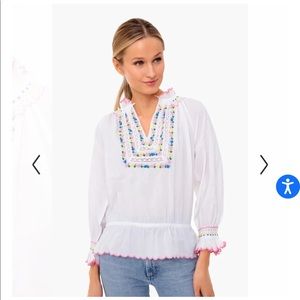Pink City Prints Beatrice in Bloom Blouse